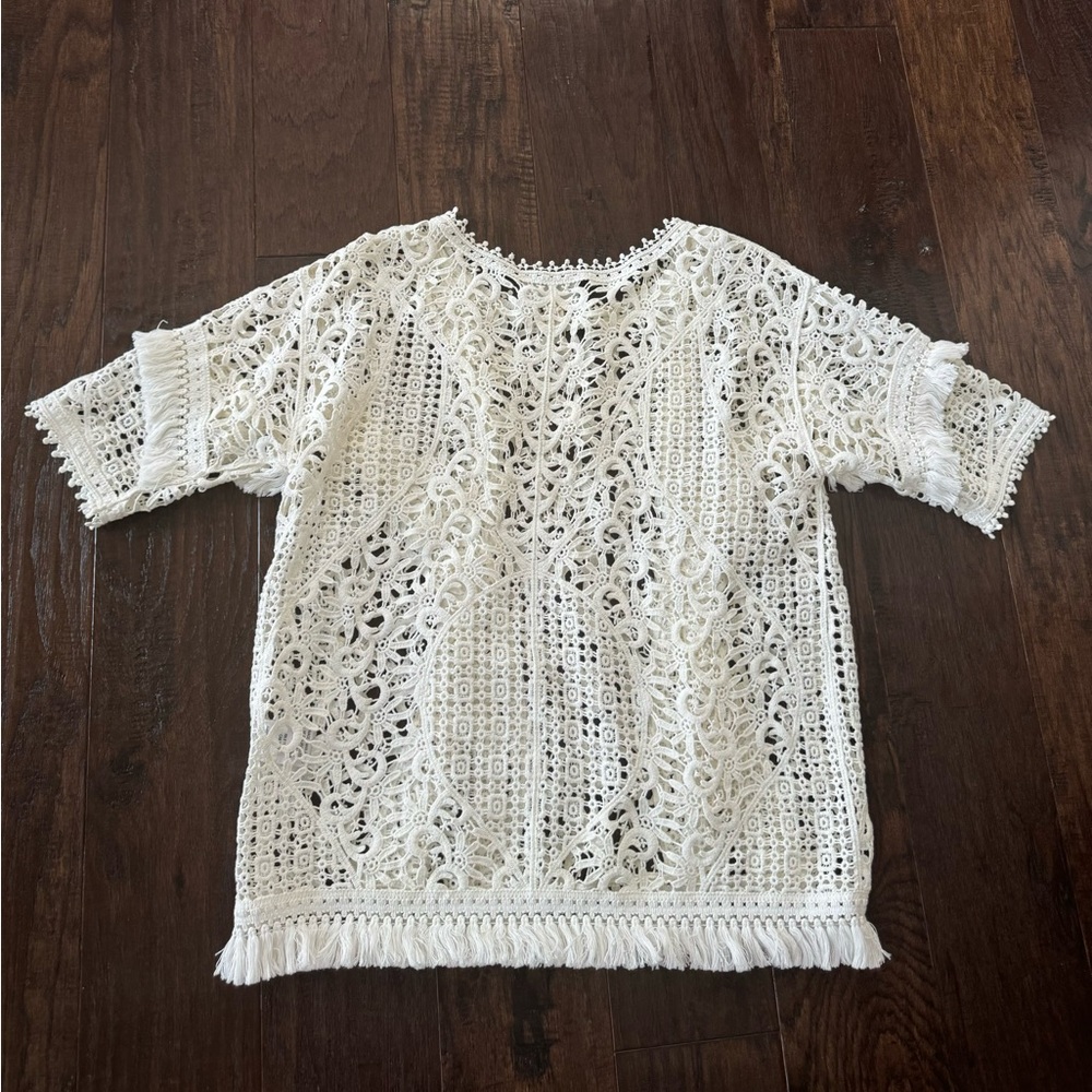 Anthropologie lace top
